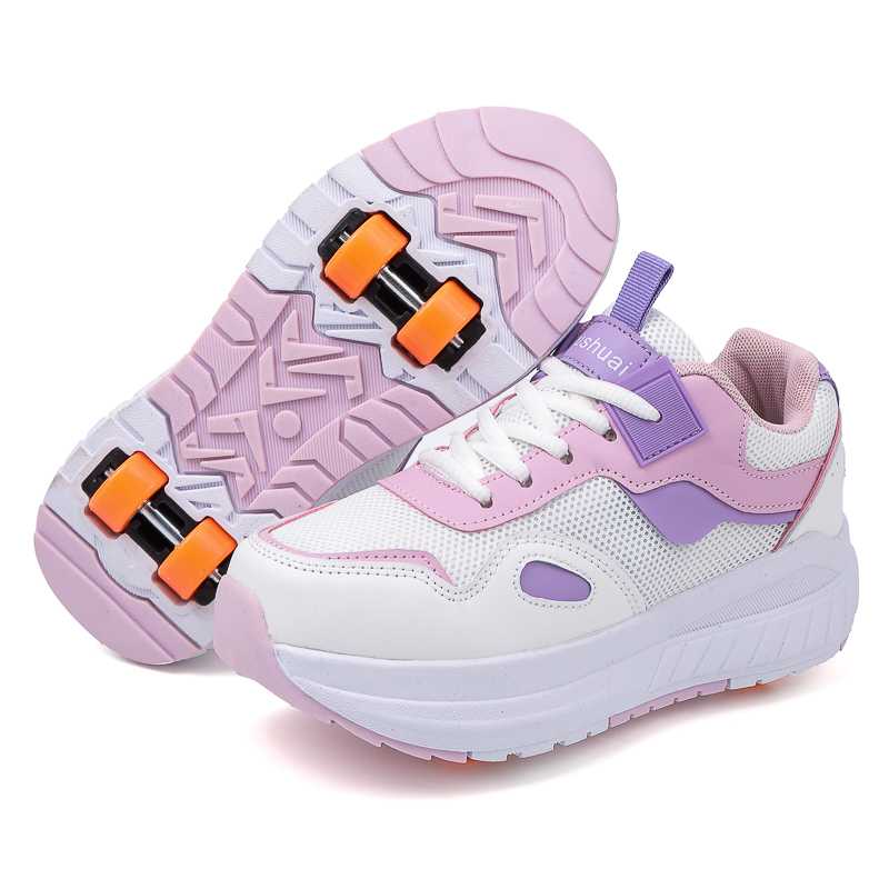 Skateboard - Kinderschaatsen met 4 wielen, afneembare wielen,