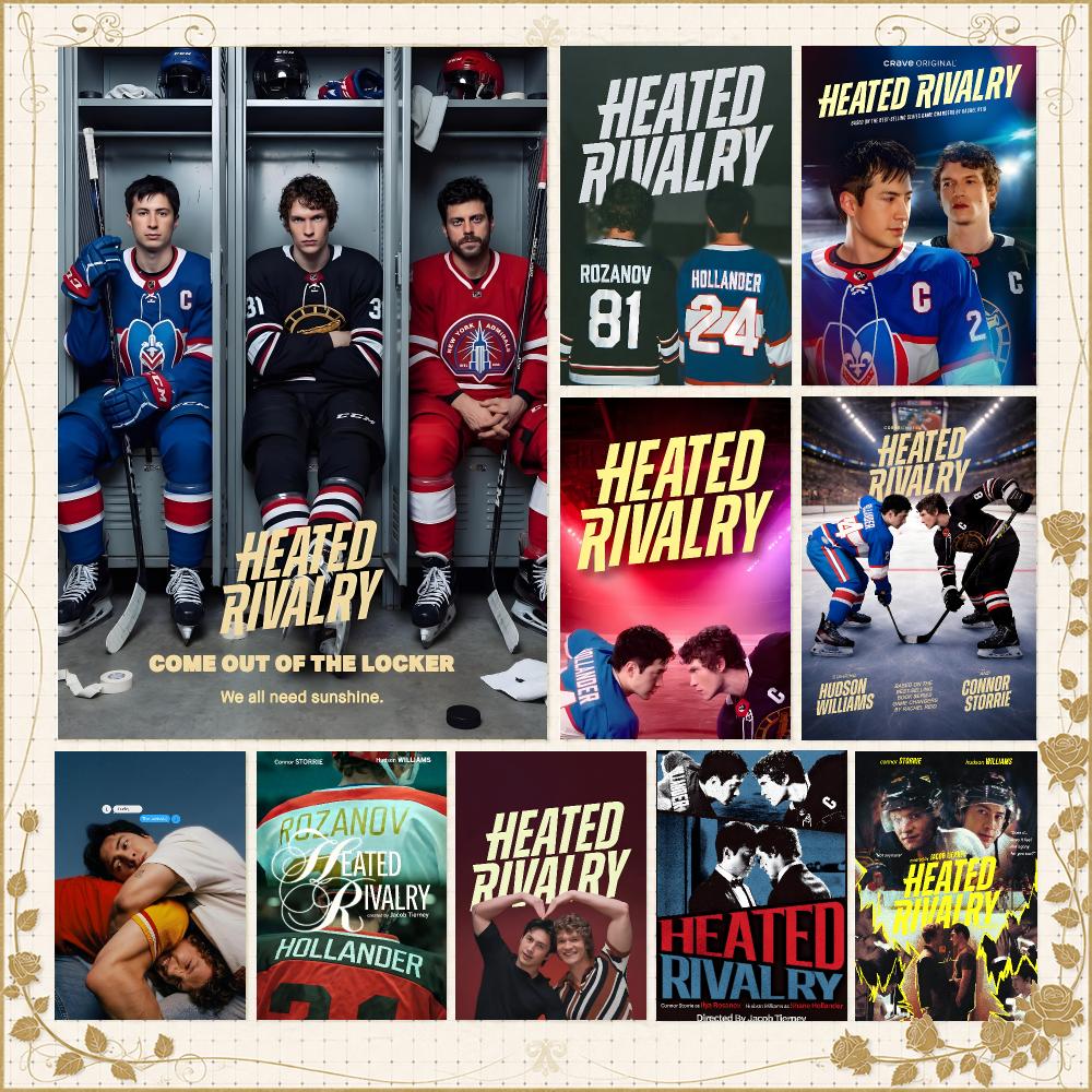 Sports Equipment Poster - Serie H-Verwarmde Rivaliteit Sport Romantiek Poster