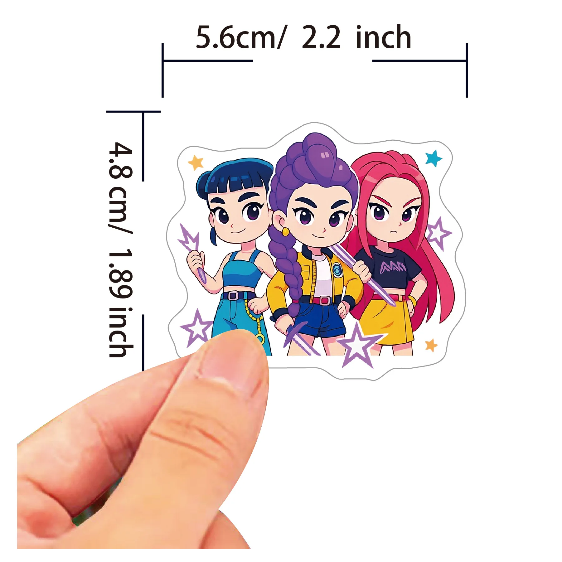 60 stuks anime-stickers met af - Skateboard recensie en prijs