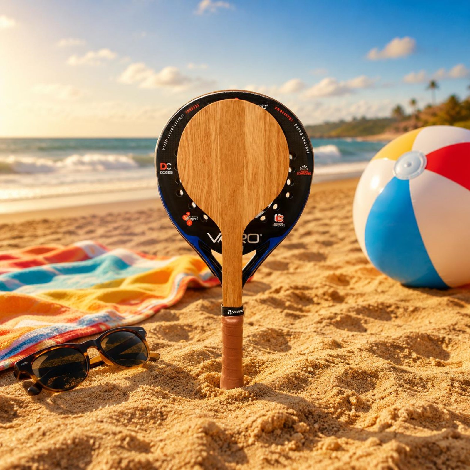 Houten strandtennisracket Stra - Tennis Racket recensie en prijs