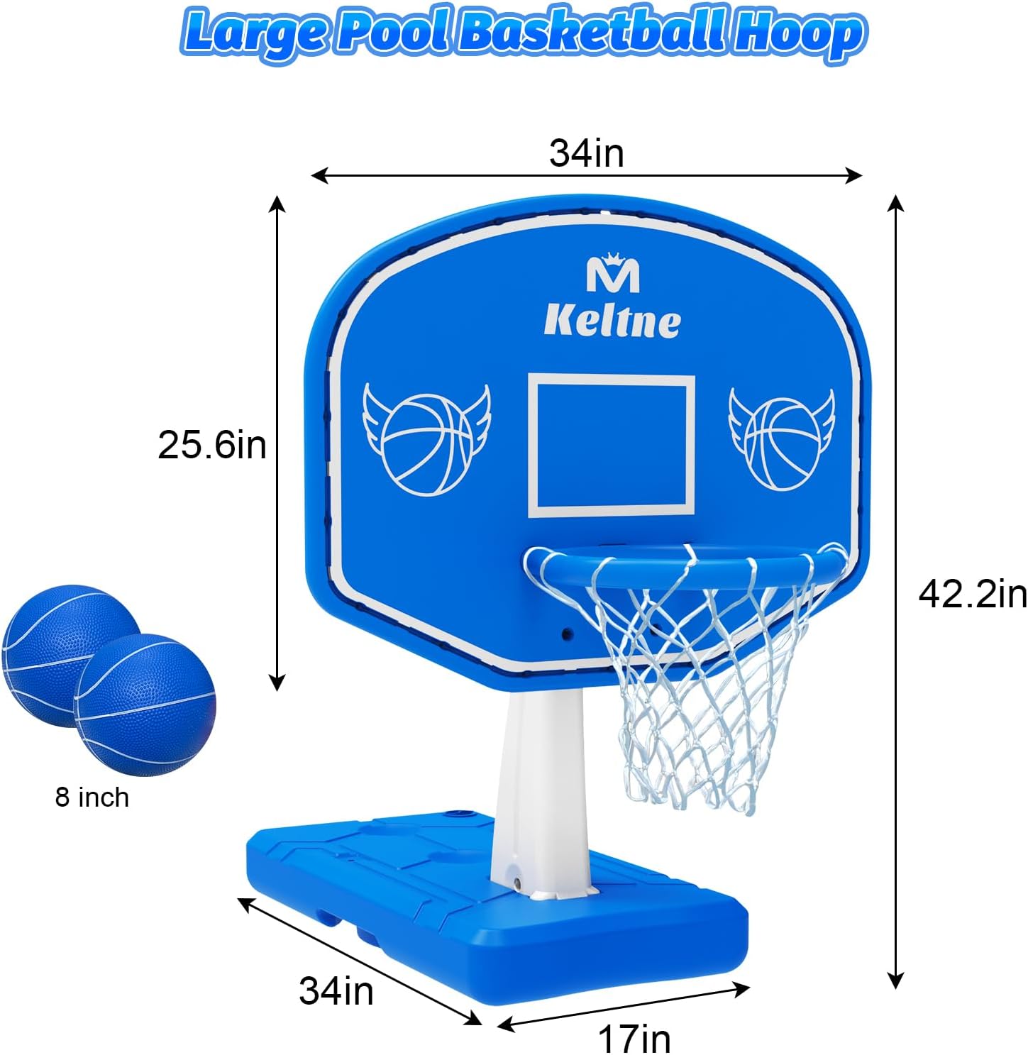 Grote basketbalring voor zwemb - Basketball Hoop recensie en prijs