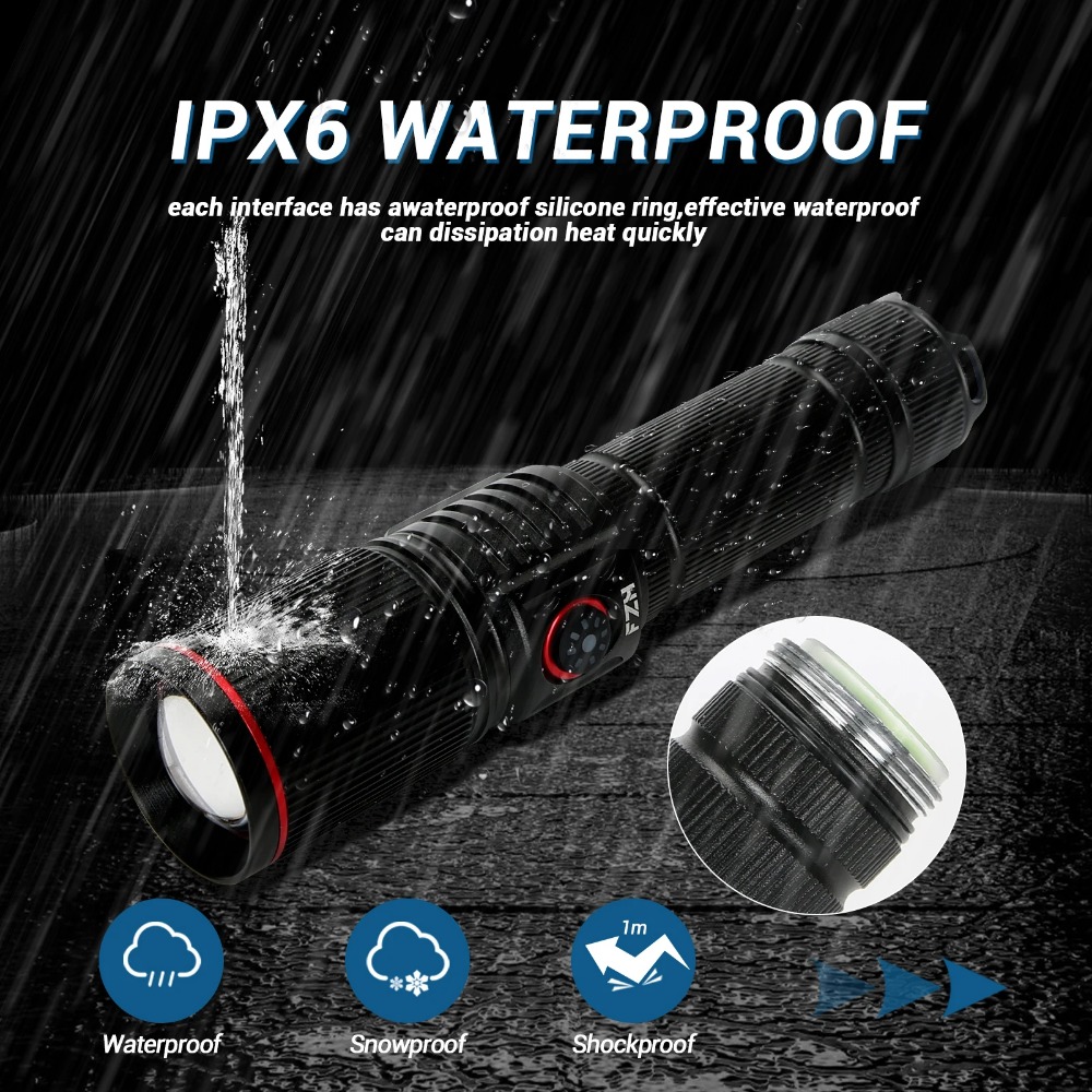 Krachtige LED-zaklamp Type C O - Jump Rope recensie en prijs