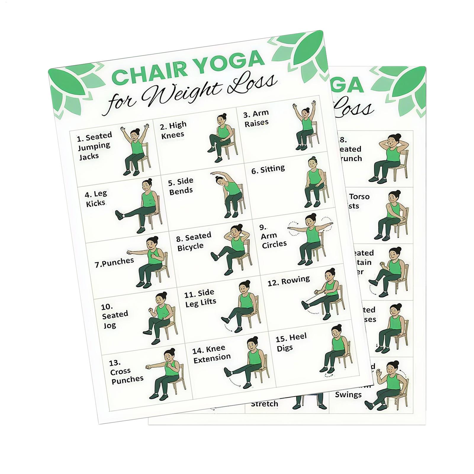 2 stuks yogaposter, thuisoefen - Sports Equipment Poster recensie en prijs